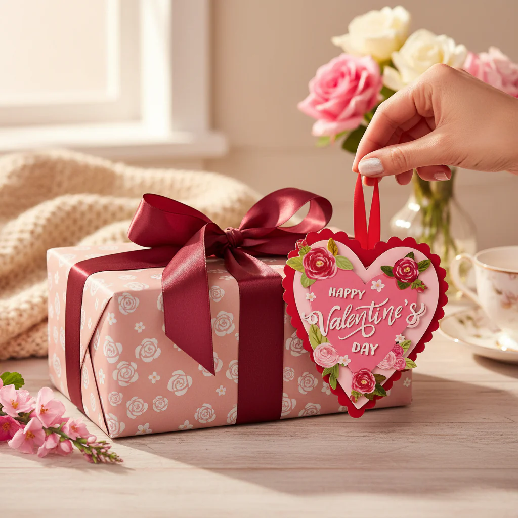 Valentine’s Heart Card | 3D Floral Greeting - Image 6