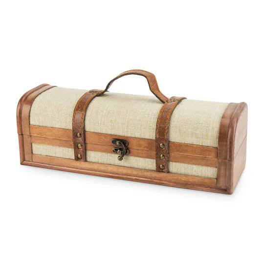 Vintage Trunk - Single Wine Box - Image 4