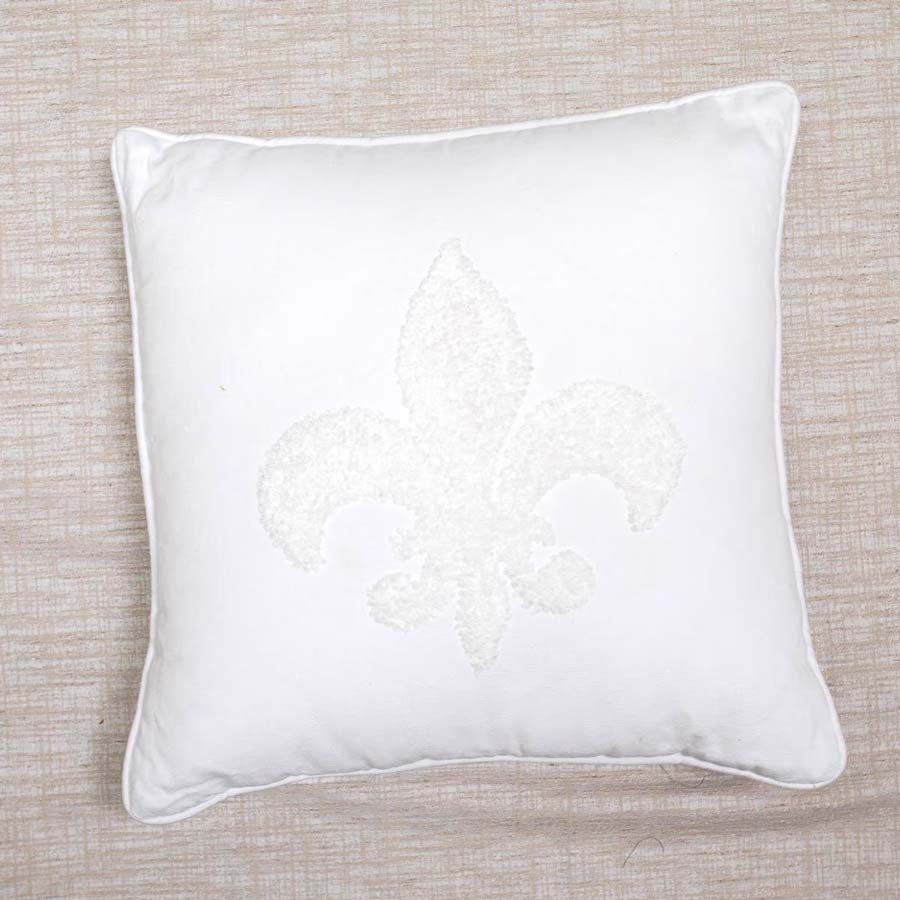 White Embroidered Pillows - Image 3