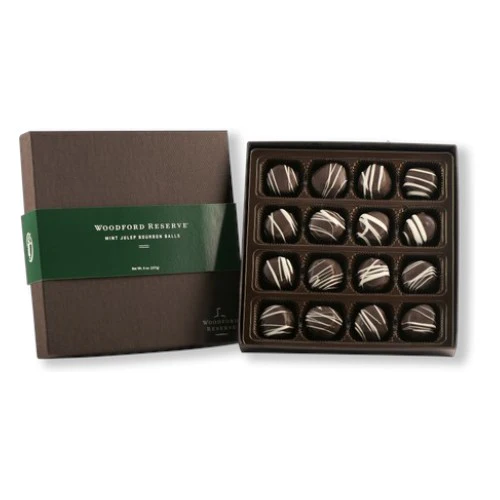 Woodford Reserve Mint Julep Bourbon Balls – 4.5 or 8 oz Box